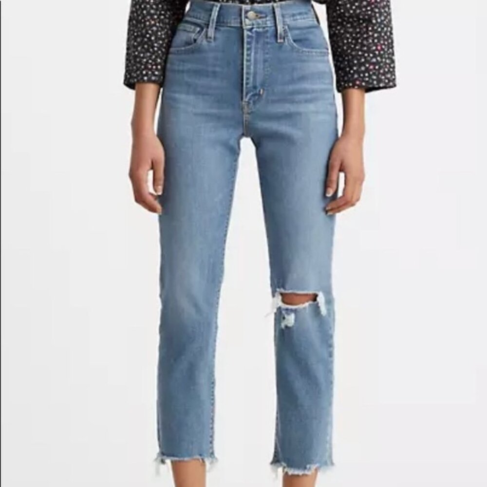 Levi's 724 High Rise Straight Crop